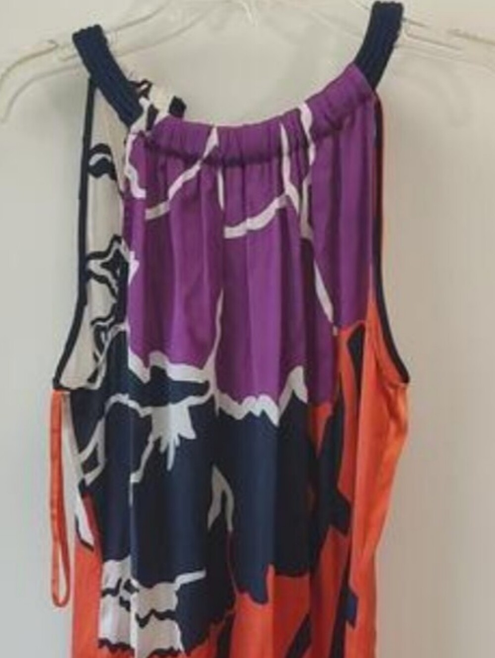 Dress XS Elie Tahari Colorblock Sleeveless Midi